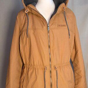 Women’s Chatfield Hill Insulated Jacket w hood Caramel Brown Size L